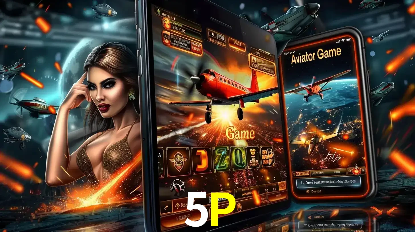 Mulher estilosa cercada por telas que exibem a jogabilidade do Aviator, capturando a intensidade e a estratégia deste popular crash game oferecido pelo 5P.